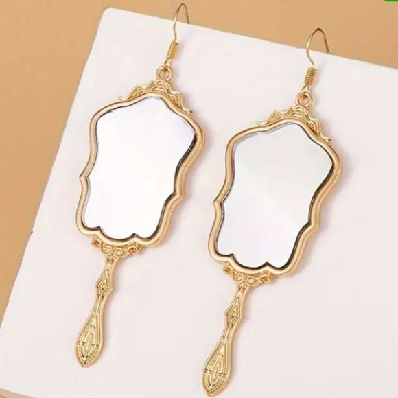 Mirror Earrings - Picture 3 of 3